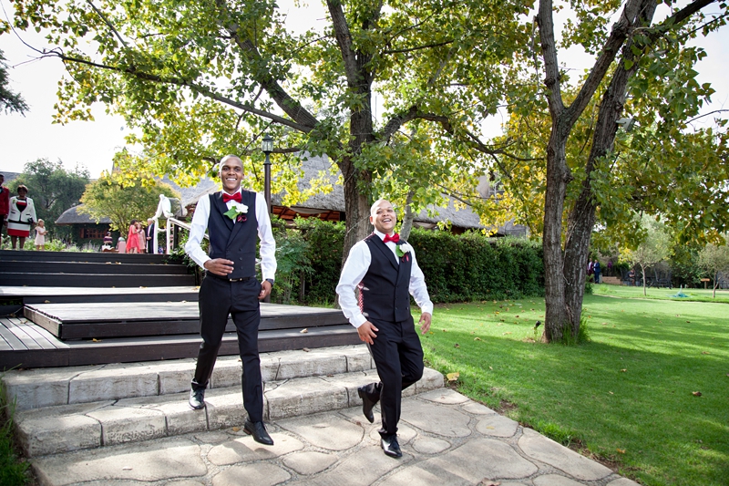 Groomsmen at Valverde Eco Hotel.