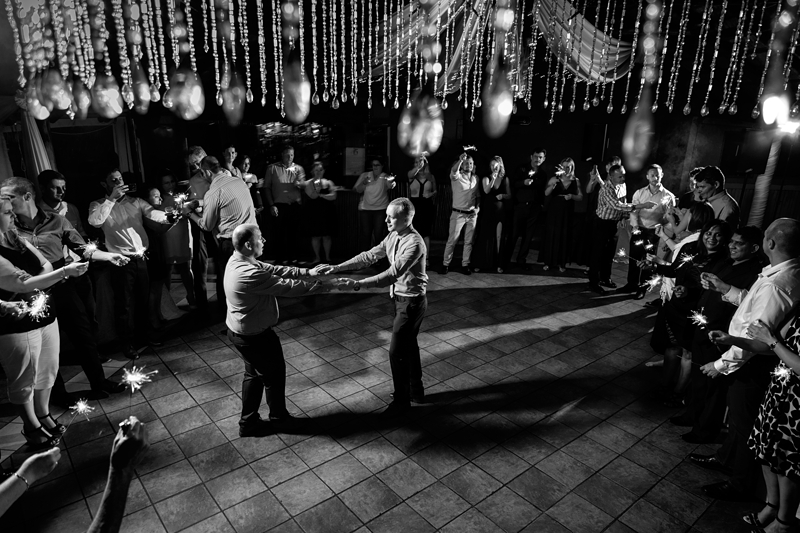 Groom and groom first dance at Valverde Eco Hotel.