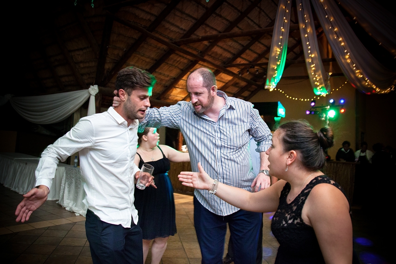 Emotion on the dance floor at Valverde Eco Hotel.