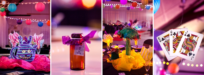 Alice in Wonderland wedding decor