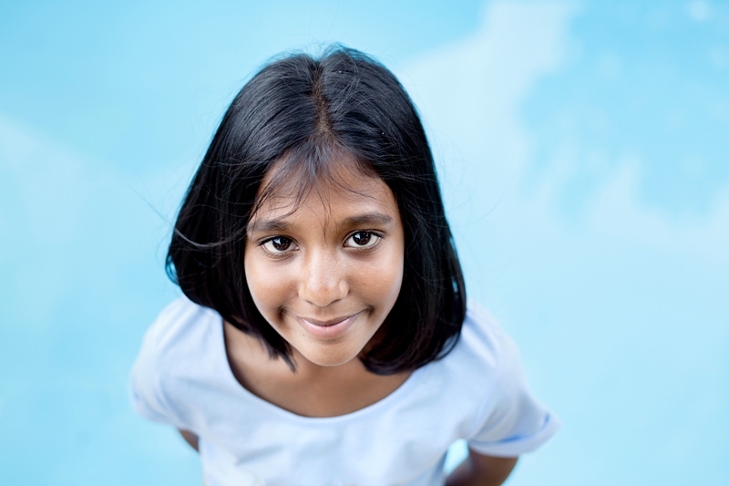Young Indian girl portrait.