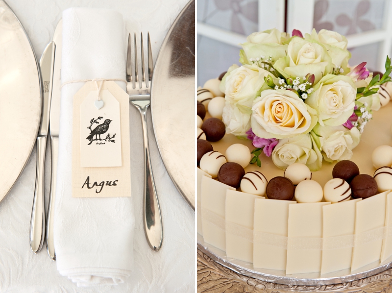 White chocolate cake at Simbithi Eco Estate in Ballito