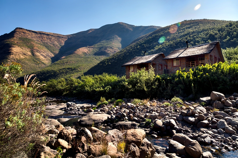 Cabin at Maliba Lodge in Lesotho.